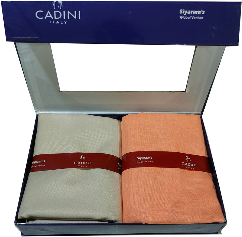 Siyaram"s Cotton Blend Printed Shirt & Trouser Fabric