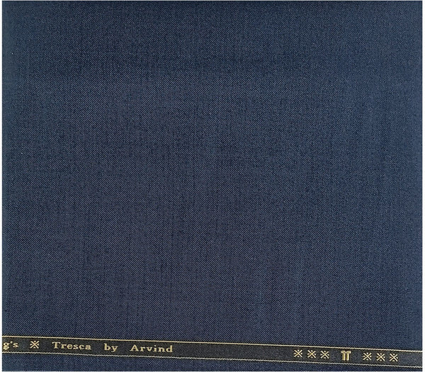 Arvind Polycotton Solid Trouser Fabric