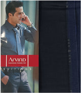 Arvind Polycotton Solid Trouser Fabric